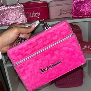 Juicy Couture Pink Heart Makeup Bag